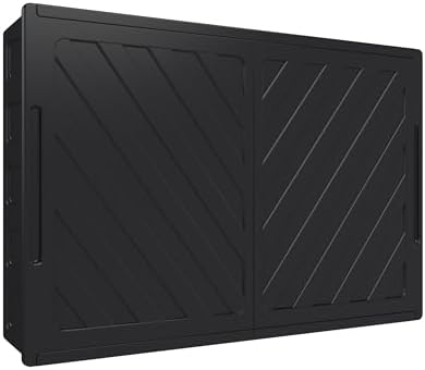 Outdoor TV Cover 55 inch Weatherproof, Hard Outdoor TV Enclosure with Frosted Plastic, Adjustable TV Wall Mount Bracket Included(36-55inch)