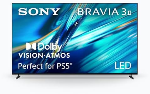 Sony 100 Inch BRAVIA 3 II LED 4K HDR Smart Google TV with Gemini K100XR30M2